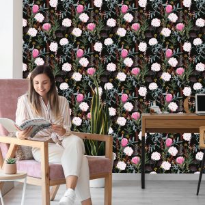 Papier Peint Collage De Fleurs – Image 7