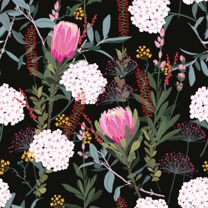 Papier Peint Collage De Fleurs – Image 1