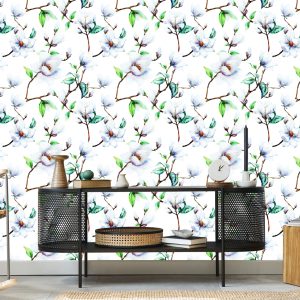 Papier Peint Magnolia Blanc – Image 5
