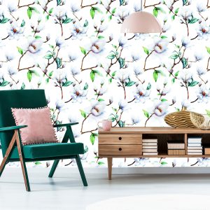Papier Peint Magnolia Blanc – Image 6