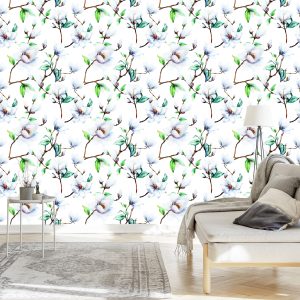Papier Peint Magnolia Blanc – Image 3