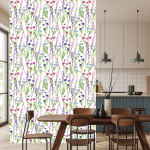 Papier Peint Pour La Salle À Manger Fleurs Printanières De Plantes Sauvages – Image 4