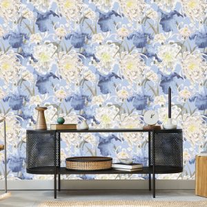 Papier Peint Chrysanthèmes Et Iris – Image 5
