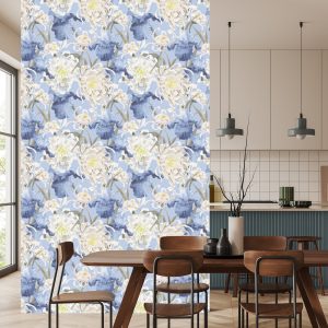 Papier Peint Chrysanthèmes Et Iris – Image 4