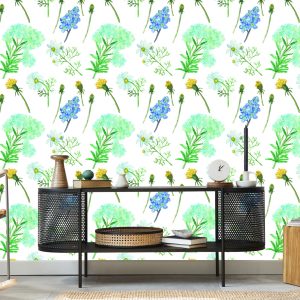 Papier Peint Fleurs Et Herbes – Image 5