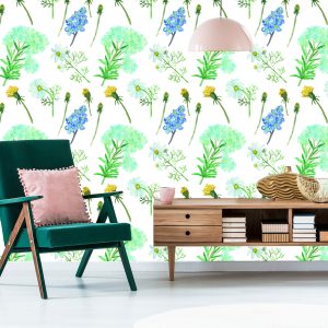 Papier Peint Fleurs Et Herbes – Image 6