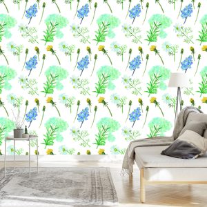 Papier Peint Fleurs Et Herbes – Image 3