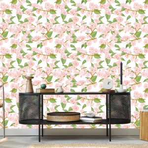 Papier Peint Fleurs De Cerisier Printanières – Image 5