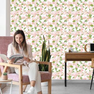 Papier Peint Fleurs De Cerisier Printanières – Image 7