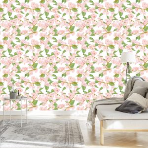 Papier Peint Fleurs De Cerisier Printanières – Image 3