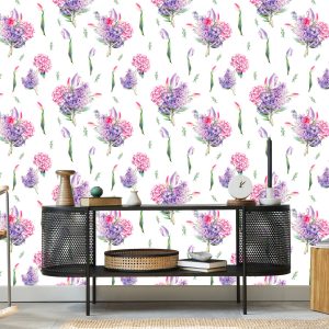Papier Peint Lavande Aux Fleurs – Image 5