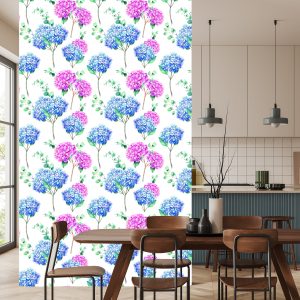Papier Peint Hortensia À L'eucalyptus – Image 4