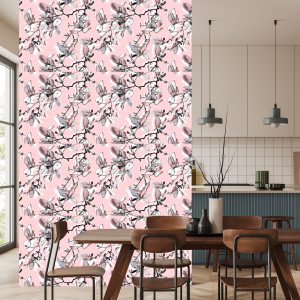 Papier Peint Fleurs De Magnolia Pastel – Image 4