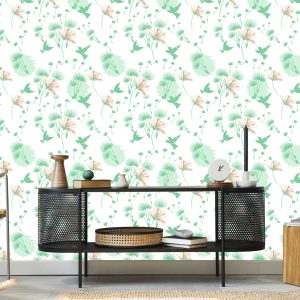 Papier Peint Oiseaux Et Fleurs De Pissenlit – Image 5