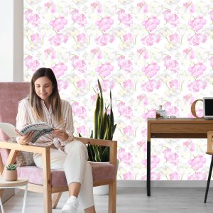 Papier Peint Tulipes Roses Et Blanches – Image 7