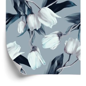 Papier Peint Tulipes Peintes – Image 2