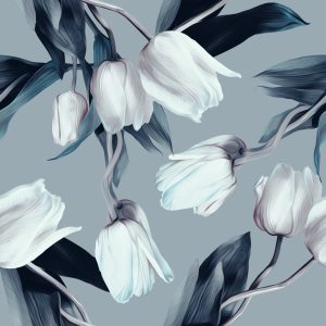 Papier Peint Tulipes Peintes – Image 1