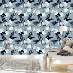 Papier Peint Tulipes Peintes – Image 3