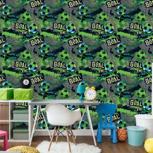 Papier Peint Ballon De Football Et Inscriptions – Image 4