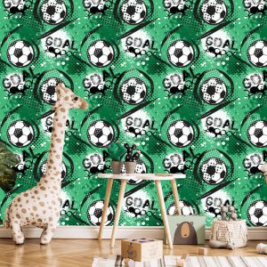 Papier Peint Motif De Football À La Mode – Image 5