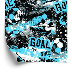Papier Peint Abstraction Colorée De Football – Image 2