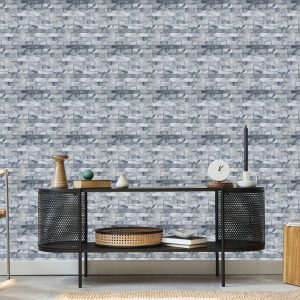Papier Peint Brique Élégante Dans Les Tons De Gris – Image 5