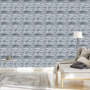 Papier Peint Brique Élégante Dans Les Tons De Gris – Image 3
