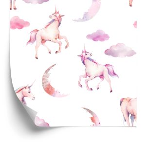 Papier Peint Licornes Dans Les Nuages – Image 2