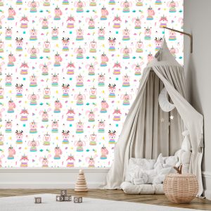 Papier Peint Animaux Arc-En-Ciel – Image 3