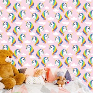 Papier Peint Licornes Arc-En-Ciel – Image 6