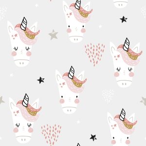 Papier Peint Licornes De Style Scandinave – Image 1