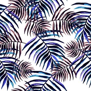 Papier Peint Feuilles De Palmier Colorées – Image 1