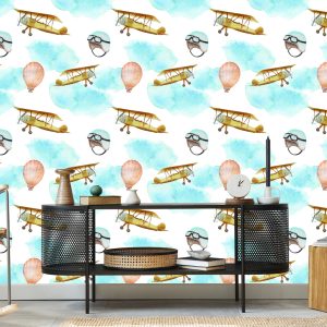 Papier Peint Avions Et Ballons – Image 5