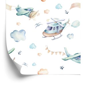 Papier Peint Avions Et Hélicoptères – Image 2