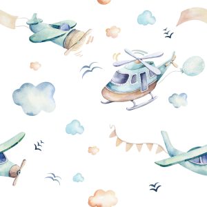 Papier Peint Avions Et Hélicoptères – Image 1