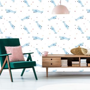 Papier Peint Avions Et Étoiles – Image 6