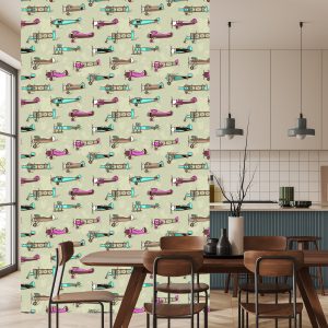Papier Peint Avions Colorés – Image 4
