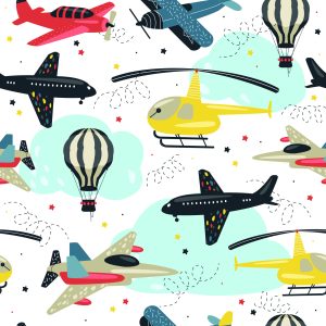 Papier Peint Avions, Hélicoptères Et Ballons – Image 1