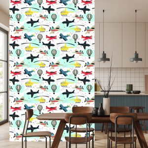 Papier Peint Avions, Hélicoptères Et Ballons – Image 4