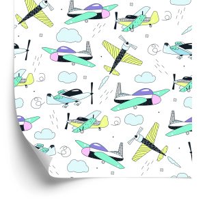 Papier Peint Des Avions Comme Dans Les Dessins Animés – Image 2