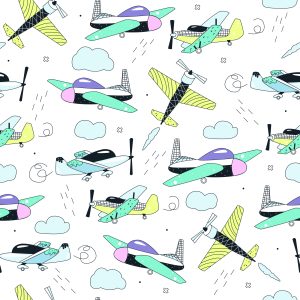 Papier Peint Des Avions Comme Dans Les Dessins Animés – Image 1