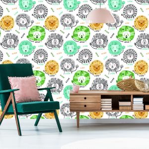 Papier Peint Lions Colorés – Image 6