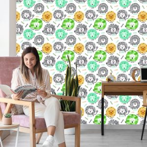 Papier Peint Lions Colorés – Image 7