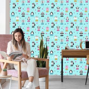 Papier Peint Animaux Colorés Comme Dans Un Conte De Fées – Image 7