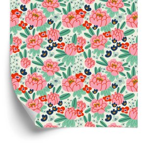 Papier Peint Pivoines Comme Dessiné – Image 2