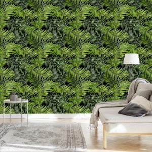 Papier Peint Feuilles Fines – Image 3