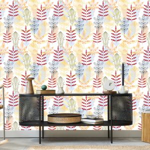 Papier Peint Feuilles Ornementales – Image 5