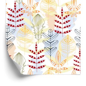 Papier Peint Feuilles Ornementales – Image 2