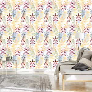 Papier Peint Feuilles Ornementales – Image 3