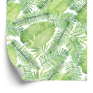 Papier Peint Feuilles D'aquarelle – Image 2